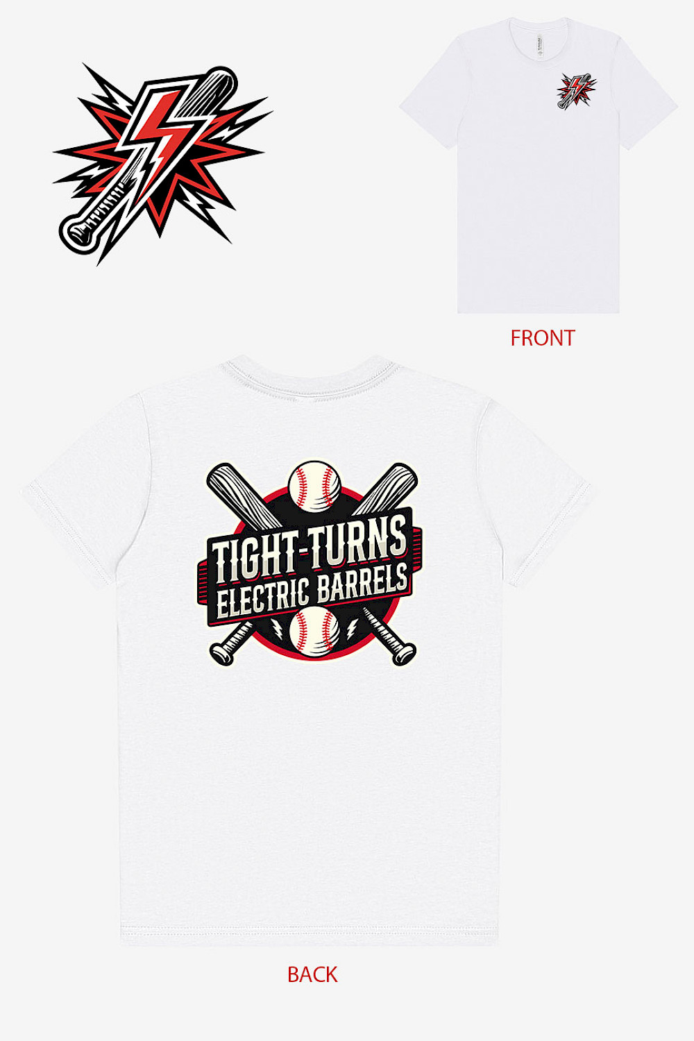 Youth Jersey Short Sleeve Tee - Tight Turns Electric Barrels